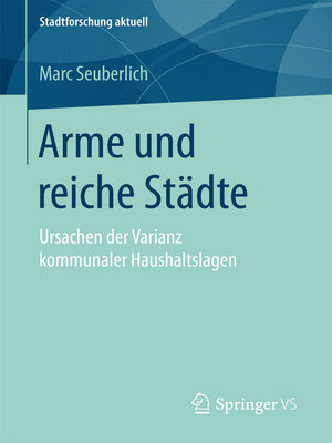 cover image of Arme und reiche Städte